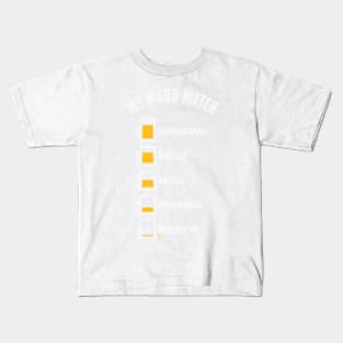 My Mood Meter (Beer Drinker / V1 / NEG) Kids T-Shirt